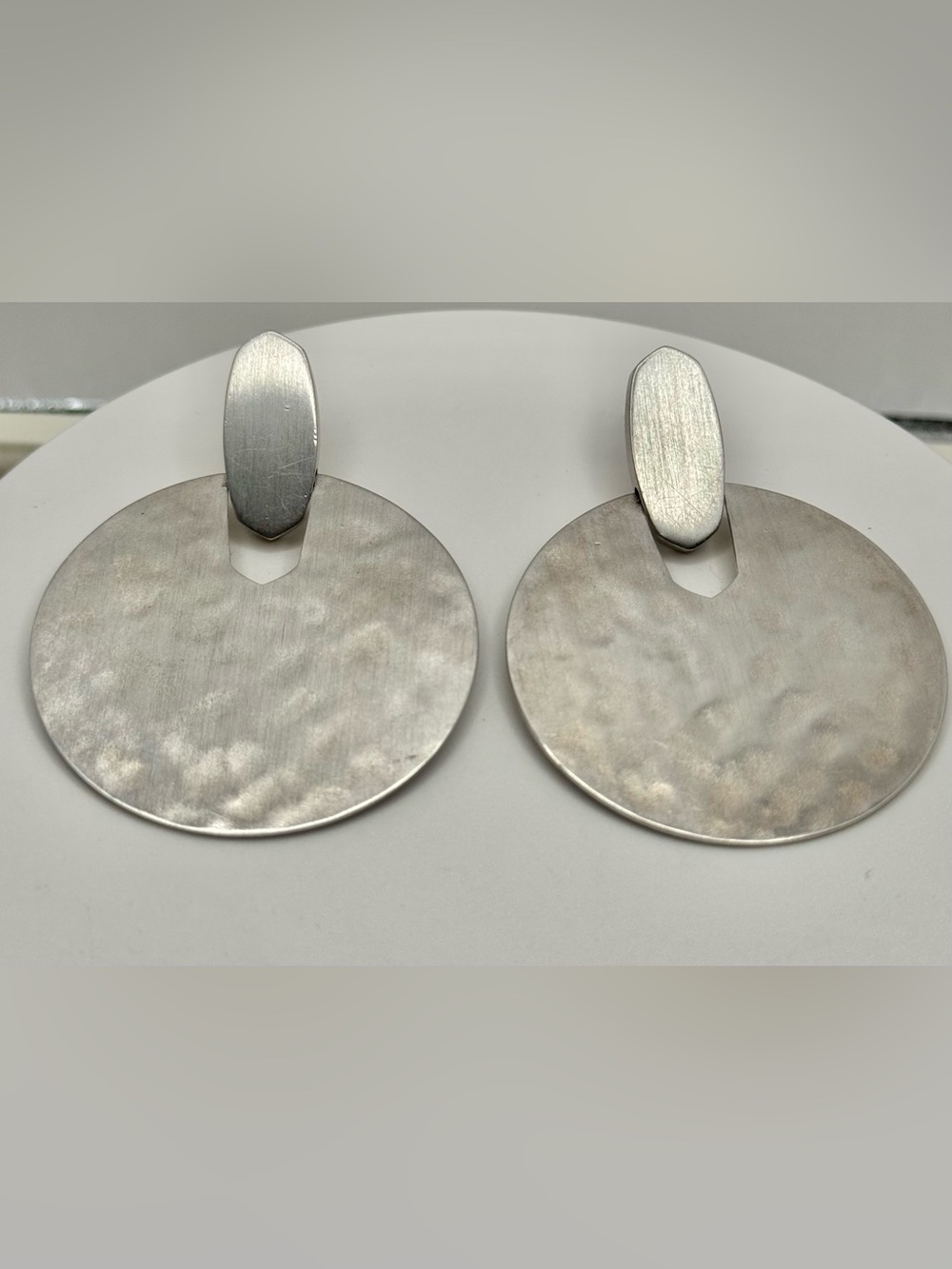 Kendra Scott Hammered Silver Didi Earrings